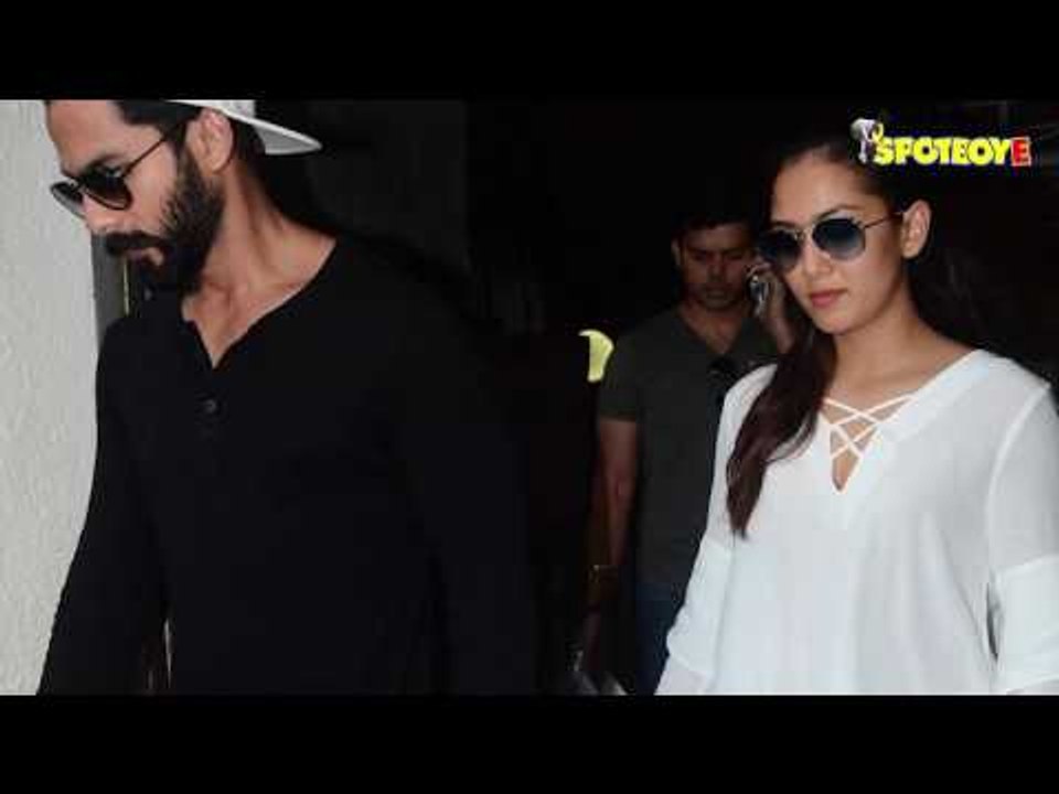 SPOTTED- Shahid Kapoor and Mira Rajput Post Lunch Date in Bandra | SpotboyE