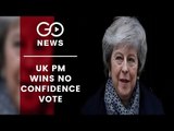 UK PM Wins No Confidence Vote