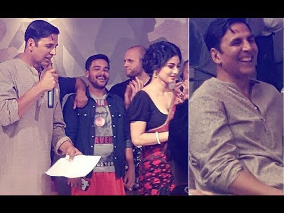 LEAKED: Akshay Kumar & Mouni Roy's Retro Avatar In Gold | SpotboyE