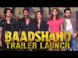 Ajay Devgn, Emraan Hashmi, Esha Gupta, Ileana D'Cruz at Baadshaho Trailer Launch-Part1 | SpotboyE