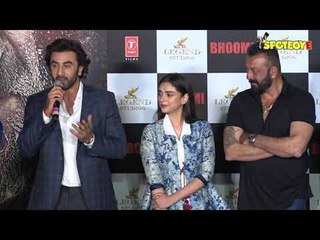 Ranbir Kapoor: Am a Big Fan of Sanju Sir | Bhoomi Trailer Launch | SpotboyE