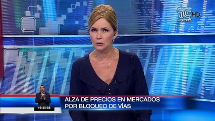 En Quito se evidenció un alza de precios en mercados por bloqueo de vías