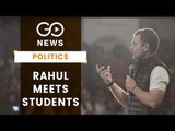 Rahul Interacts With DU Students
