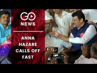 Anna Hazare Fast Ends