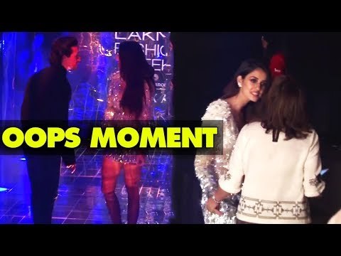 Tiger Shroff Saves Girlfriend Disha Patani from an OOPS Moment at LFW 2017 | SpotboyE
