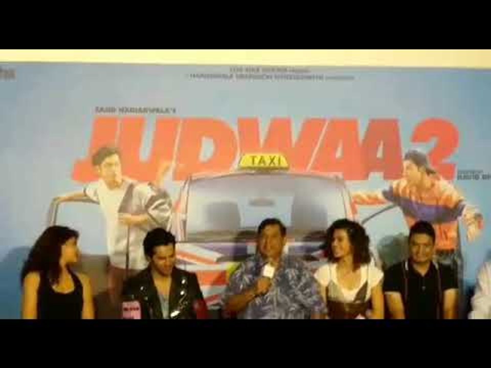 David Dhawan talks about his bond with Varun Dhawan at Judwaa 2 Trailer Launch | SpotboyE