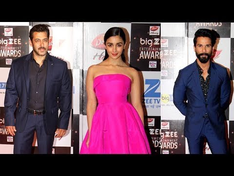 UNCUT- Salman Khan, Alia Bhatt, Sushant, Shahid,Tiger at Big Zee Entertainment Awards 2017- Part-1