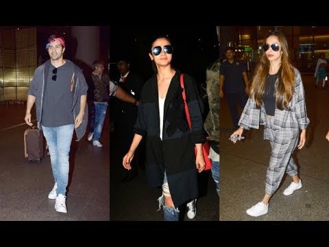 Alia Bhatt, Varun Dhawan, Malaika-Arbaaz, Sohail Khan Return from IIFA 2017 | SpotboYE