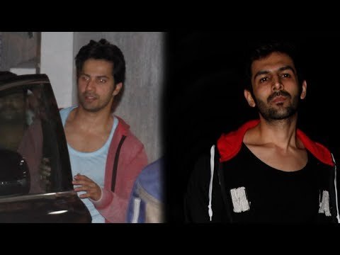 Spotted: Varun Dhawan and Kartik Aryan at the Gym | SpotboyE