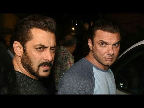 Salman Khan, Sohail Khan, Sooraj Pancholi and many celebs at Arbaaz Khan's 50th Birthday | SpotboyE