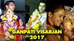Arjun Bijlani,Sharad Malhotra, Kanchi Singh,Devoleena Bhattacharjee Ganpati Visarjan 2017 | SpotboyE