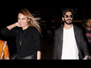 SPOTTED- Sonakshi Sinha and Harshvardhan Kapoor at the Airport | SpotboyE