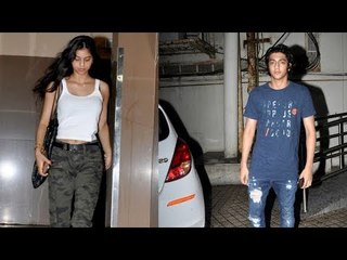 SPOTTED: Suhana Khan and Ahaan Panday Together Post Movie at PVR Juhu | SpotboyE