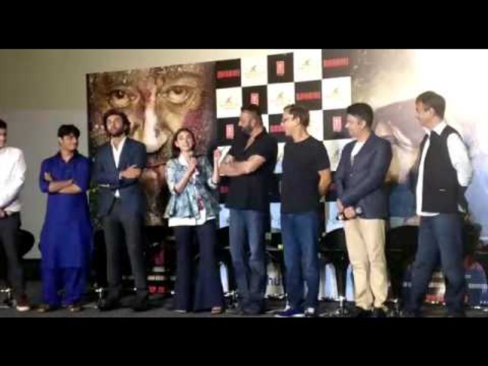 Aditi Rao Hydari says Sanjay Dutt is a Big Friendly Giant at the BHOOMI trailer launch | SpotboyE