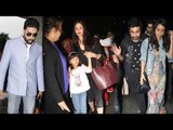 Aishwarya Rai Bachchan, Aaradhya bachchan,Abhishek, Shraddha-Siddhanth Spotted at Mumbai Airport