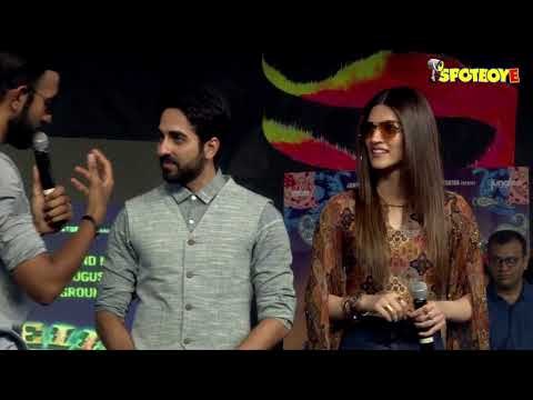 UNCUT- Ayushmann Khurrana and Kriti Sanon Promote Bareilly Ki Barfi at a College Festival | SpotboyE