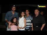 SPOTTED: Ranbir Kapoor with Family Post Dinner at Yauatcha Bandra | SpotboyE