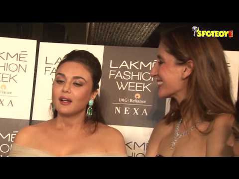 UNCUT- Preity Zinta Slayed In A MAJOR Bridal Gown At Lakme Fashion Week 2017- Part-1 | SpotboyE