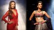 UNCUT- Malaika Arora and Kriti Sanon Sizzle at Lakme Fashion Week 2017 | SpotboyE