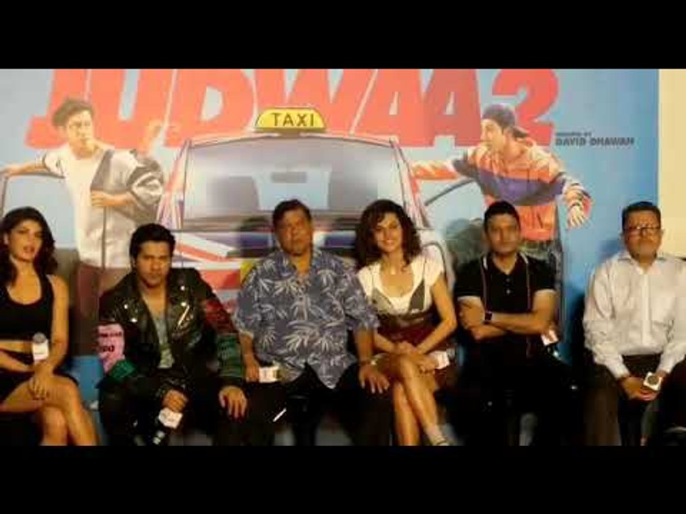 Varun Dhawan: I have lot of Pressure as Judwaa was a Hit | Judwaa 2 Trailer Launch | SpotboyE
