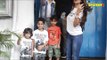SPOTTED: Malaika Arora and Amrita Arora with Kids Post Lunch at Olive | SpotboyE