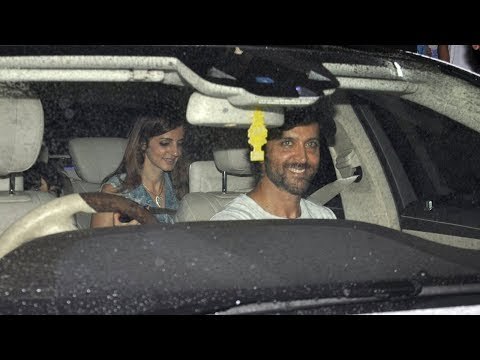 SPOTTED: EX-Couple Hrithik Roshan and Sussanne Khan with Kids Post Movie at Juhu | SpotboyE