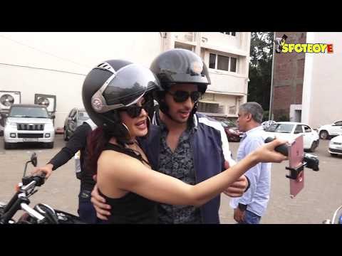 Sidharth Malhotra and Jacqueline Fernandez Goes on a Bike Ride for A Gentleman Promotions | SpotboyE