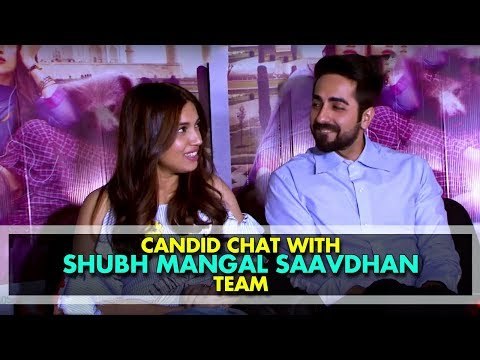 UNCUT- Ayushmann Khurrana and Bhumi Pednekar in a CANDID Chat | Shubh Mangal Saavdhan | SpotboyE