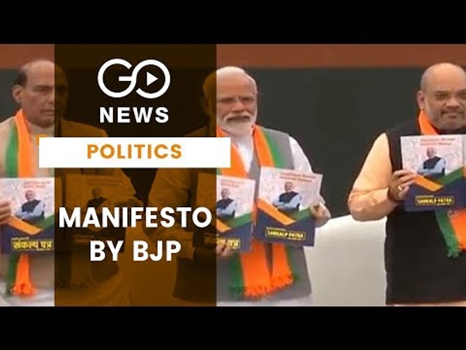 BJP Releases Poll Manifesto