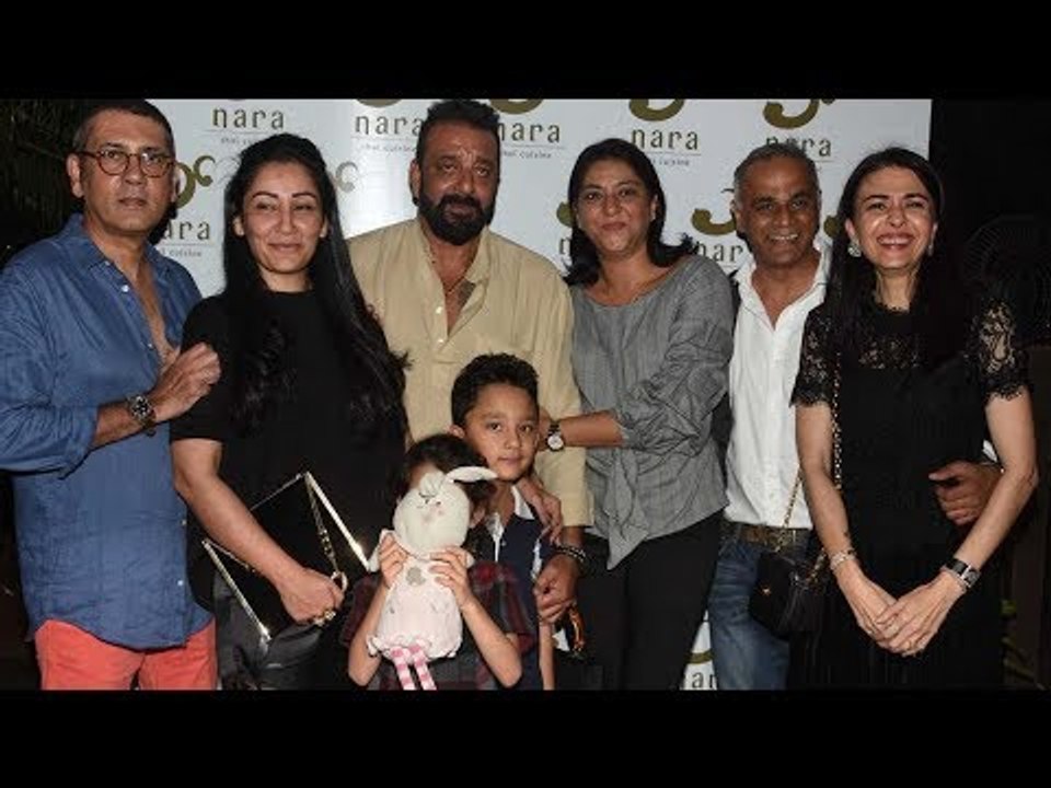 Sanjay Dutt with Sister Priya Dutt at Yauatcha For Dinner | SpotboyE