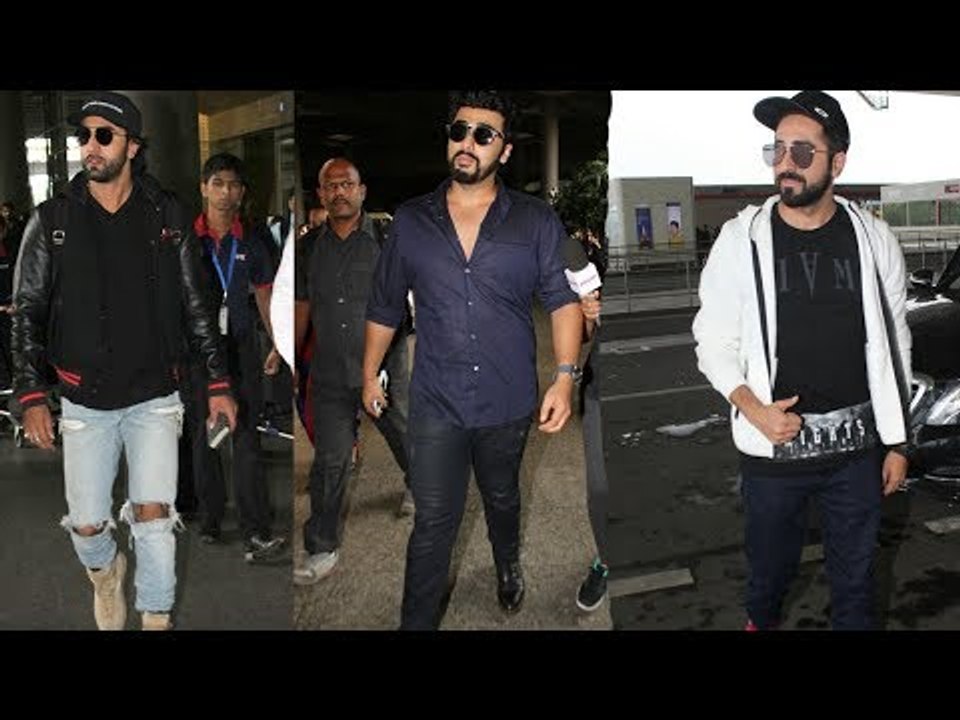 SPOTTED: Ranbir Kapoor, Karan Johar, Arjun Kapoor at the Airport | SpotboyE