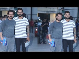 Aamir Khan and Virat Kohli Shoot for a Diwali Special Chat Show | SpotboyE
