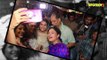 SPOTTED- Kajol and Family at Durga Pandal in Mumbai | SpotboyE
