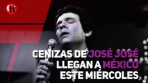 Cenizas de José José llegan a México este miércoles