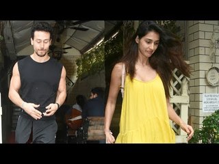 SPOTTED: Tiger Shroff and Disha Patani Post Lunch at Bandra | SpotboyE