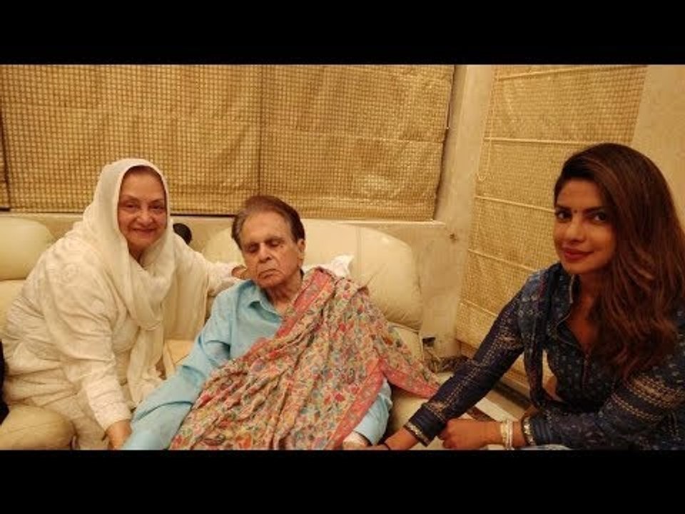 Priyanka Chopra Visits Dilip Kumar and Saira Banu | Bollywood News | SpotboyE