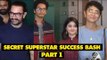 UNCUT- Aamir Khan, Kiran Rao, Zaira Wasim at the Secret Superstar Success Bash -Part-1 | SpotboyE