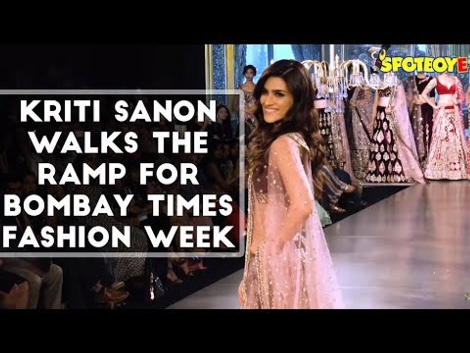 Kriti Sanon Walks the Ramp for Bombay Times Fashion Week | SpotboyE