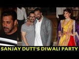 Salman Khan, Aamir Khan, Jacqueline Fernandez, Shilpa Shetty at Sanjay Dutt's Diwali Party 2017