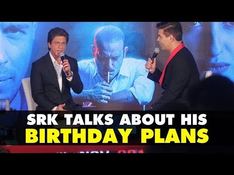 Shahrukh Khan talks about his Birthday at Ittefaq Media Meet | SpotboyE