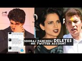 OMG! Sooraj Pancholi DELETES His Twitter Account | Kangana-Aditya Controversy | SpotboyE