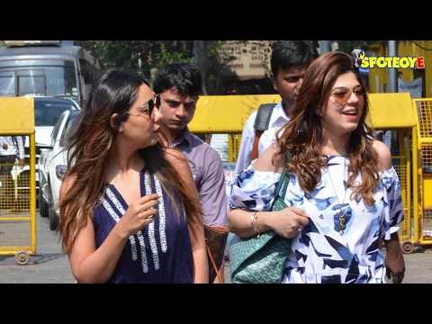 SPOTTED: Suhana, Gauri, Ananya, Sussanne Leaving For Shahrukh's 52nd Birthday Bash At Alibaug |