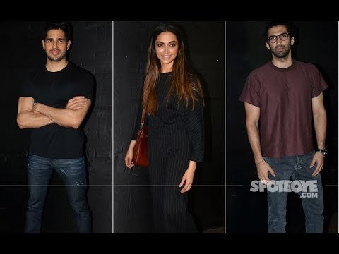 Deepika Padukone, Sidharth Malhotra & Aditya Roy Kapur's NIGHT OUT Details | SpotboyE
