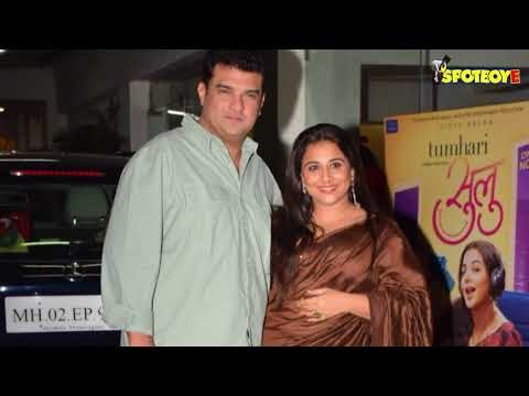 SPOTTED: Vidya Balan and Siddharth Roy Kapur at Tumhari Sulu Screening | SpotboyE