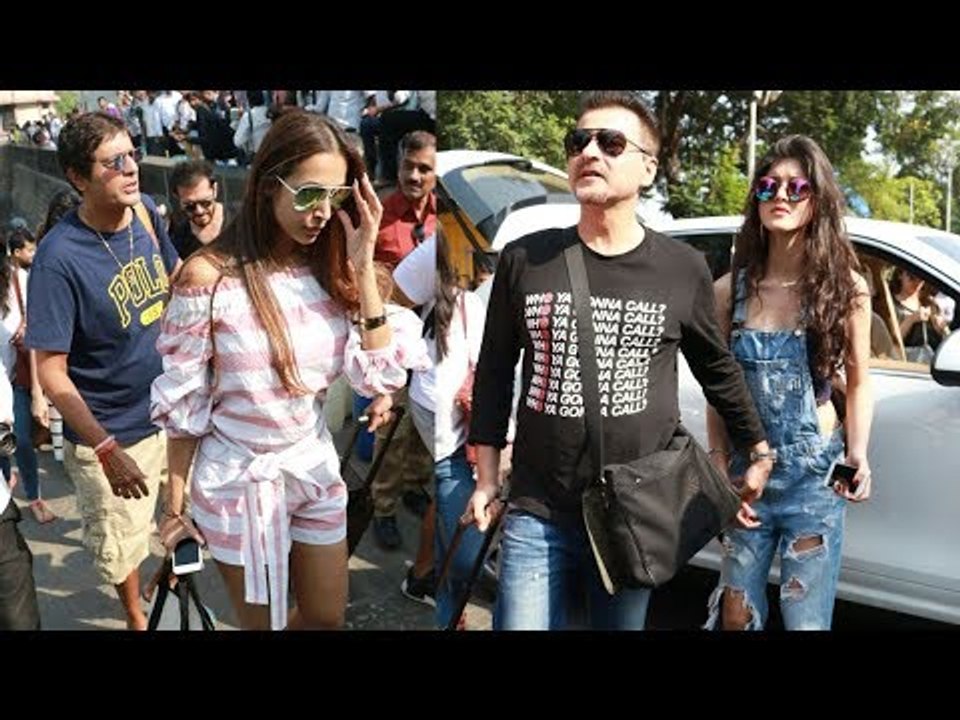 Sanjay Kapoor, Maheep Kapoor, Malaika Arora Return to Mumbai after Shahrukh Khan’s Birthday Bash