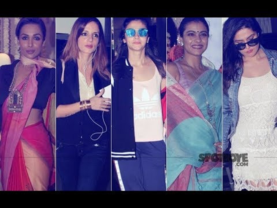STUNNER OR BUMMER: Malaika Arora, Sussanne Khan, Alia Bhatt, Kajol Or Zarine Khan?