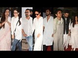 Kareena-Karisma Kapoor, Abhishek-Aishwarya, Ranveer At Rani Mukerji’s Father’s Prayer Meet