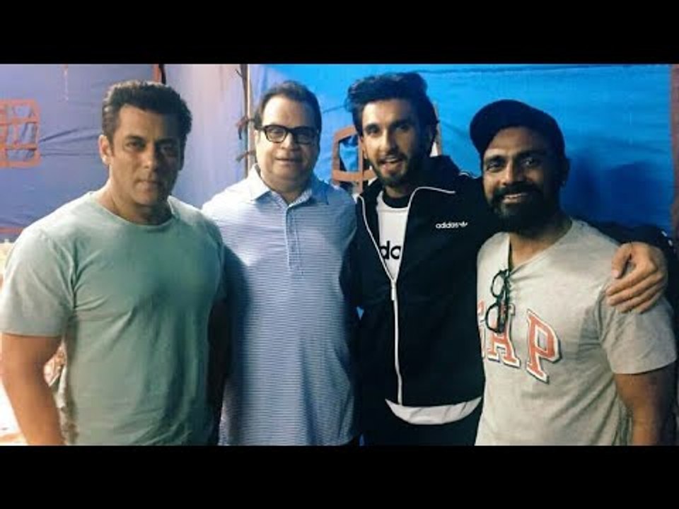 Ranveer Singh Chills With Salman Khan On The Sets of Race 3 | SpotboyE
