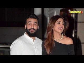 SPOTTED: Shilpa Shetty & Raj Kundra Enjoy A Quiet Dinner On Their Wedding Anniversary | SpotboyE