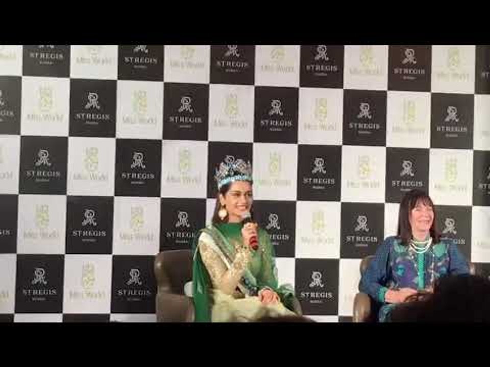 Manushi Chhillar Shares her most Challenging thing during Miss World 2017 | SpotboyE